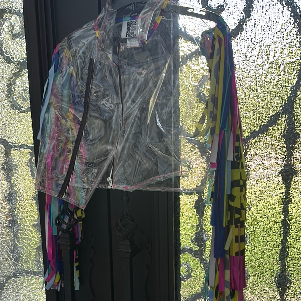 Birds of prey clear with Multicolor Fringe